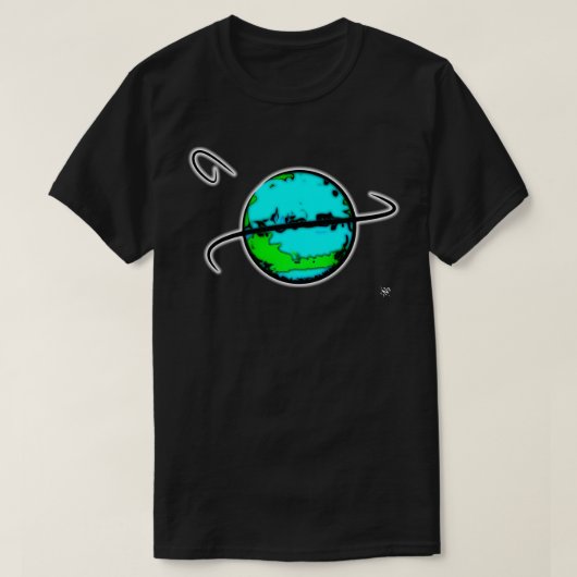 Symbool voor kleurrijke planeet(s) t-shirt (Design voorkant)