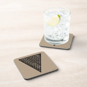 Symbool voor koortspreventie drankjes onderzetter (Rechterzijde)