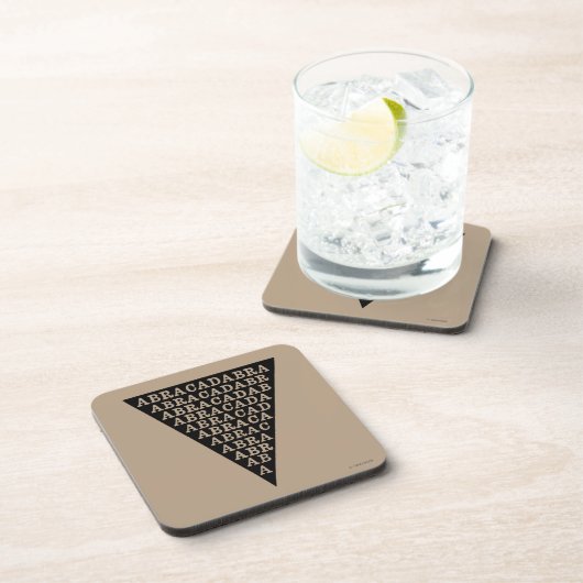 Symbool voor koortspreventie drankjes onderzetter (Rechterzijde)