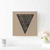 Symbool voor koortspreventie vierkante klok (Huis)