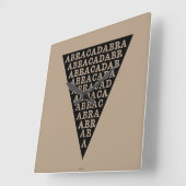 Symbool voor koortspreventie vierkante klok (Hoek)