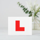 Symbool voor leerling briefkaart (Staand voorkant)