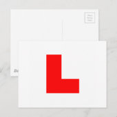 Symbool voor leerling briefkaart (Voorkant / Achterkant)