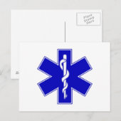 Symbool voor levensstandaard briefkaart (Voorkant / Achterkant)