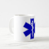 Symbool voor levensstandaard koffiemok (Voorkant links)