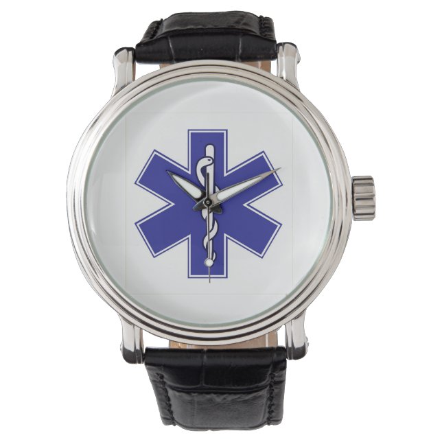 symbool voor life star ambulance horloge (Voorkant)