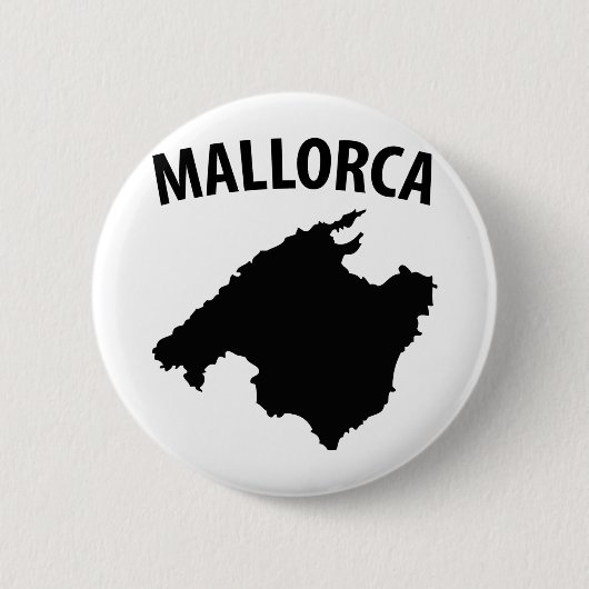 symbool voor mallorca ronde button 5,7 cm (Voorkant)
