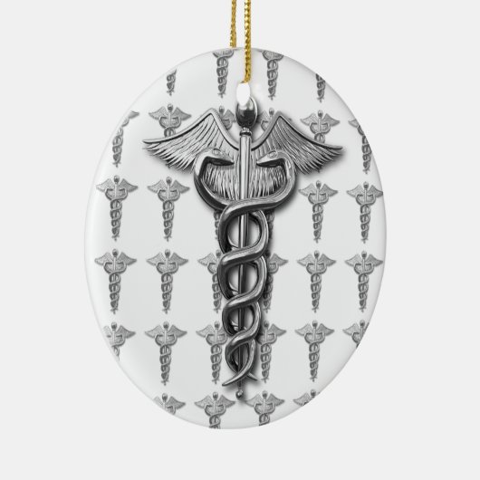 Symbool voor medisch beroep keramisch ornament (Rechts)