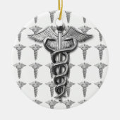 Symbool voor medisch beroep keramisch ornament (Voorkant)