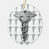 Symbool voor medisch beroep keramisch ornament (Links)