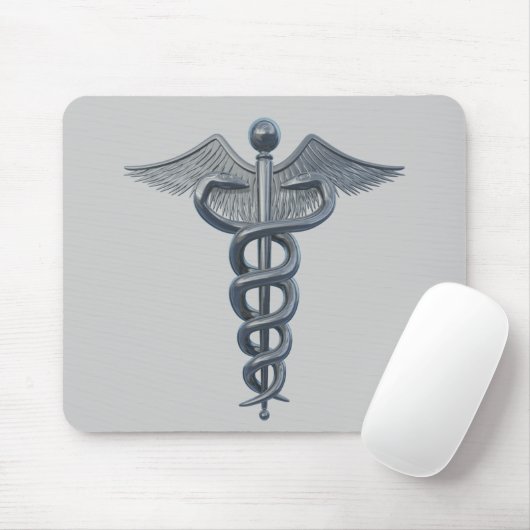 Symbool voor medisch beroep muismat (Met muis)
