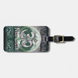 Symbool voor Namaste Vrede Bagagelabel