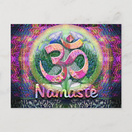 Symbool voor Namaste Vrede Briefkaart (Voorkant)