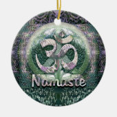 Symbool voor Namaste Vrede Keramisch Ornament (Voorkant)