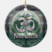 Symbool voor Namaste Vrede Keramisch Ornament (Achterkant)