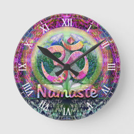 Symbool voor Namaste Vrede Ronde Klok