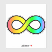 Symbool voor neurodiversiteit sticker (Vel)