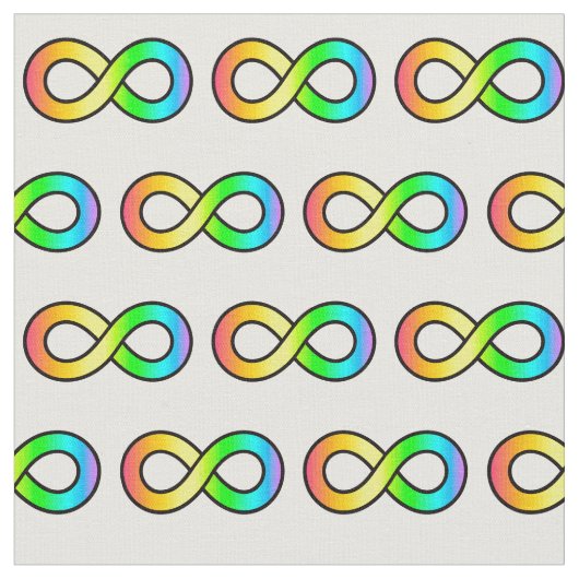 Symbool voor neurodiversiteit stof (Close Up)