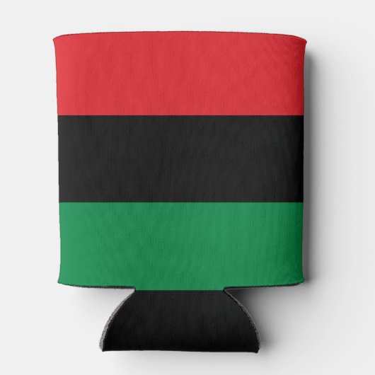 Symbool voor pan-Afrikaanse vlag en UNIA Blikjeskoeler (Achterkant)