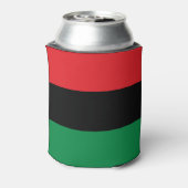 Symbool voor pan-Afrikaanse vlag en UNIA Blikjeskoeler (Blikje Achterkant)