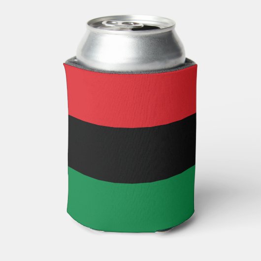 Symbool voor pan-Afrikaanse vlag en UNIA Blikjeskoeler (Blikje Achterkant)