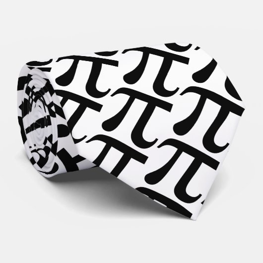 Symbool voor pi stropdas (Opgerold)