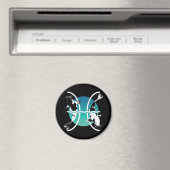 Symbool voor pisces - Astrologisch Zodiabel Magneet (Insitu (Vaatwasser))