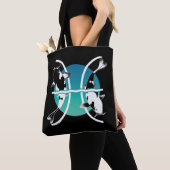 Symbool voor pisces - Astrologisch Zodiabel Tote Bag (Dichtbij)