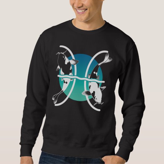 Symbool voor pisces - Astrologisch Zodiabel Trui (Voorkant)
