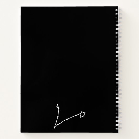 Symbool voor pisces constellation & Zodiac Notitieboek (Achterkant)