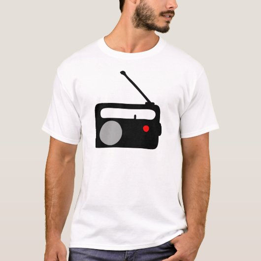 SYMBOOL VOOR RADIOTRANSISTOR T-SHIRT (Voorkant)