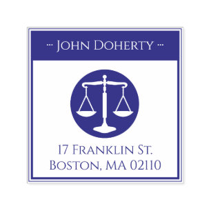 Symbool voor rechters   Retouradres Zelfinkt Zelfinktende Stempel