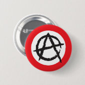 Symbool voor rood, wit en zwart vlaggensymbool ronde button 5,7 cm (Voorkant /achterkant)