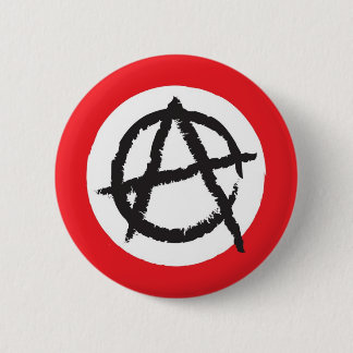 Symbool voor rood, wit en zwart vlaggensymbool ronde button 5,7 cm