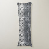 Symbool voor spisces-Zodiac in slijpstaal Lichaamskussen (Voorkant Verticaal)