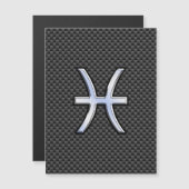 Symbool voor spisserij op koolstofvezelstijl (Voorkant / Achterkant)