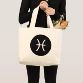 Symbool voor stampers grote tote bag (Voorkant (product))