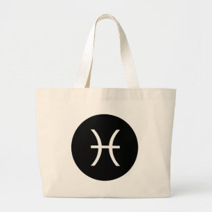 Symbool voor stampers grote tote bag