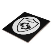 Symbool voor stampers tegeltje (Zijkant)