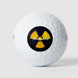 Symbool voor storende straling golfballen