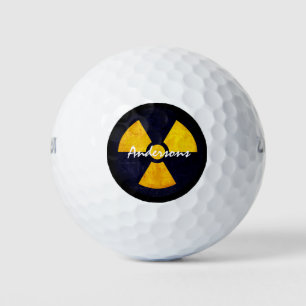 Symbool voor storende straling   golfballen