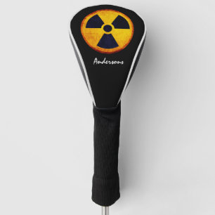 Symbool voor storende straling golfheadcover