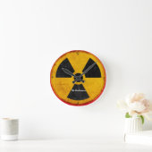 Symbool voor storende straling ronde klok (Huis)