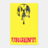 Symbool voor stralingsgevaar bij nucleaire meltdow post-it® notes (Voorkant)