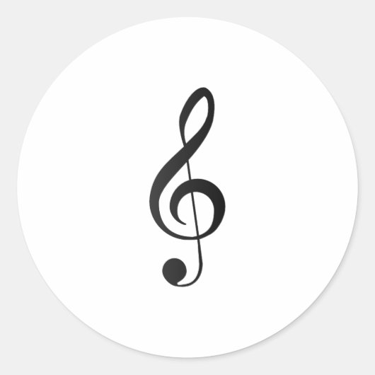 symbool voor troebeling ronde sticker (Voorkant)