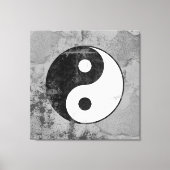 Symbool voor verdringing Yin Yang Canvas Afdruk (Voorkant)