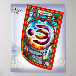 Symbool voor vergeving poster