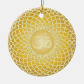 Symbool voor verzegelende gegevens keramisch ornament (Voorkant)