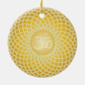 Symbool voor verzegelende gegevens keramisch ornament (Achterkant)