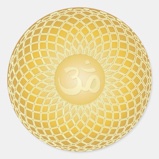 Symbool voor verzegelende gegevens ronde sticker (Voorkant)